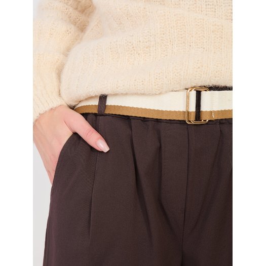 Spodnie-IT-SP-FL10125.78-ciemny brązowy 3