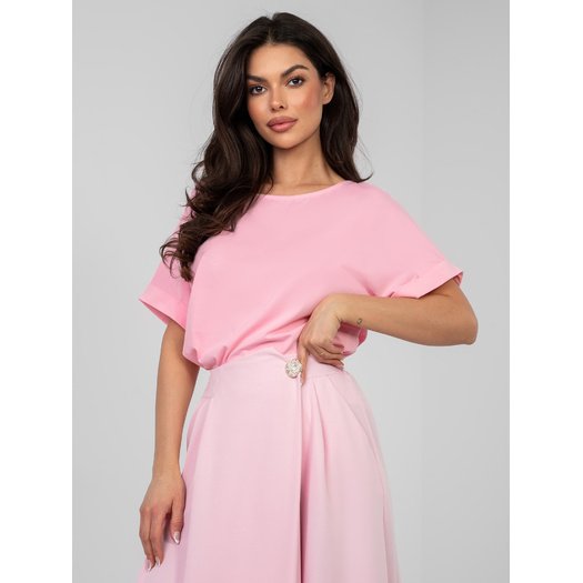 Bluzka-RV-BZ-A1185.19-jasny r&oacute;żowy 3