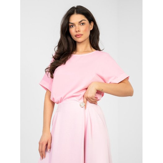 Bluzka-RV-BZ-A1185.19-jasny r&oacute;żowy 5