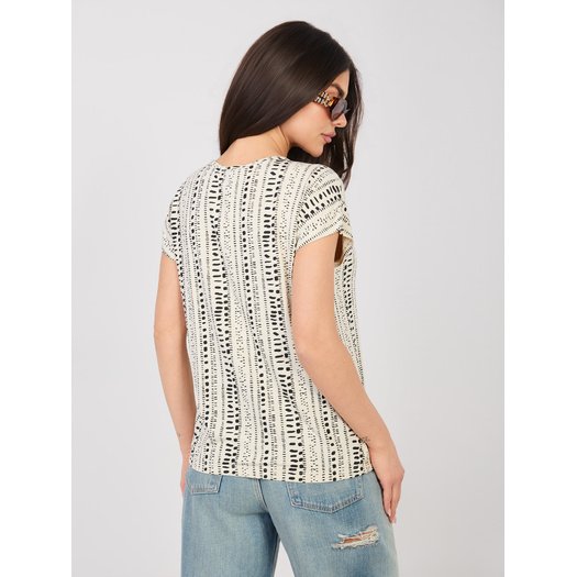 T-shirt-D12110M02646F-jasny beżowy 2