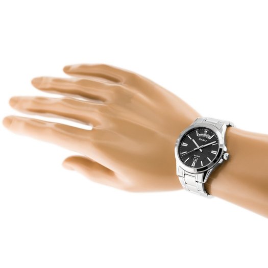 CASIO MEN S WATCH MTP-1381D-1AVDF (zd076a) + BOX