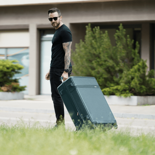 SUITCASE M 24   STL945 ABS DARK GREY