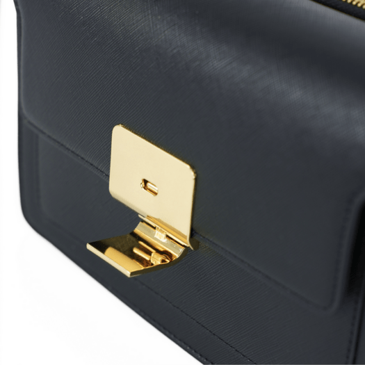 Torba weekendowa podr&oacute;żna sk&oacute;rzana Solier SL39 Astrin czarna 6