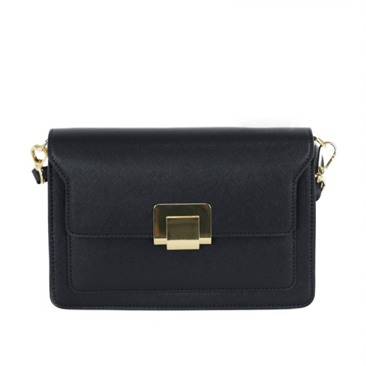 Torba weekendowa podr&oacute;żna sk&oacute;rzana Solier SL39 Astrin czarna 1