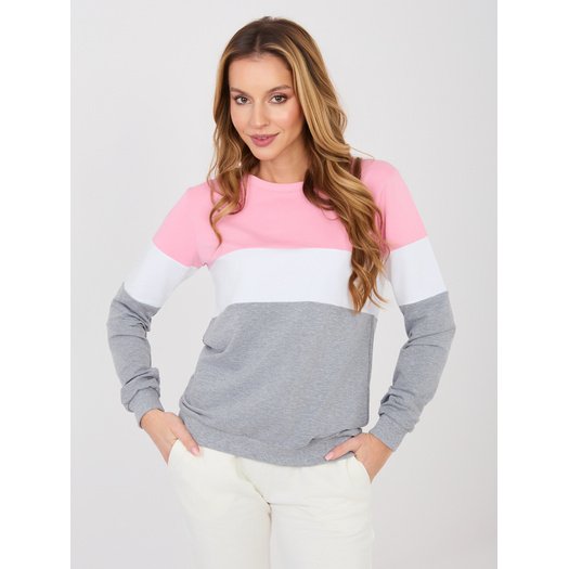 Bluza-RV-BL-5787.15X-szaro-r&oacute;żowy 1