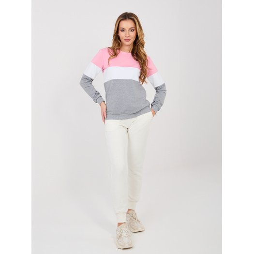 Bluza-RV-BL-5787.15X-szaro-r&oacute;żowy 2