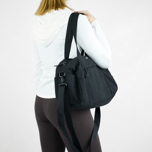 Sports Fabric Fitness Bag Solier FB52 Lunea &ndash; Black 6