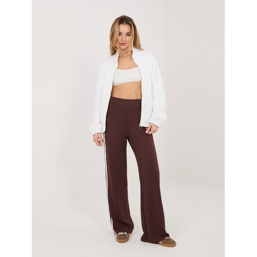 Spodnie dresowe-RV-DR-A1239.98-ciemny brązowy 2