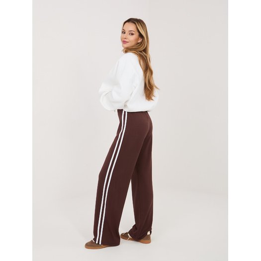 Spodnie dresowe-RV-DR-A1239.98-ciemny brązowy 1