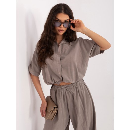 Koszula-IT-KS-FL10320.12-ciemny bezowy 6