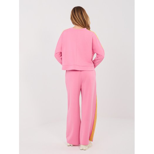 Spodnie dresowe-IT-DR-21772.91-ciemny r&oacute;żowy