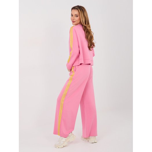 Spodnie dresowe-IT-DR-21772.91-ciemny r&oacute;żowy 3