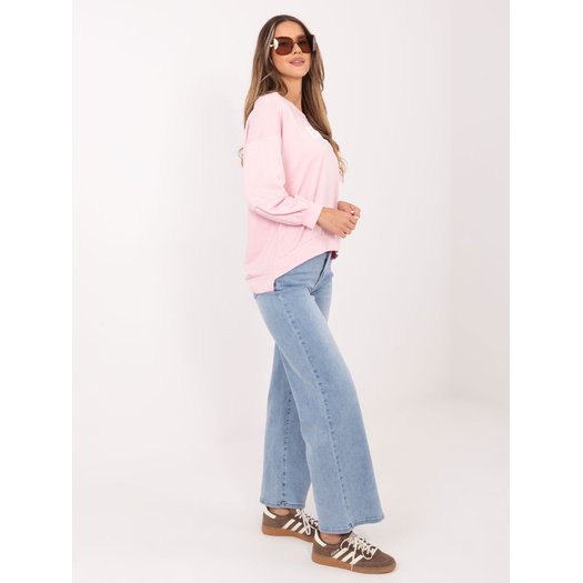 Bluza-RV-BL-A1221.13-jasny r&oacute;żowy