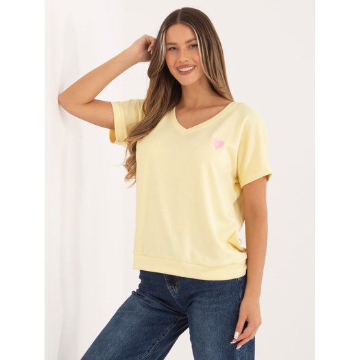 Bluzka-RV-BZ-A1259.01P-jasny ż&oacute;łty