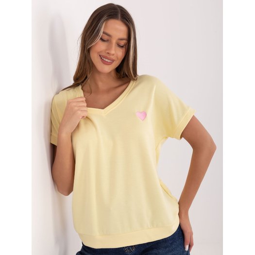 Bluzka-RV-BZ-A1259.01P-jasny ż&oacute;łty 4