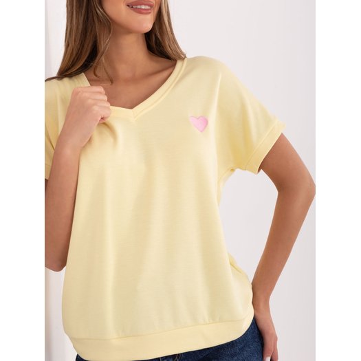 Bluzka-RV-BZ-A1259.01P-jasny ż&oacute;łty 1