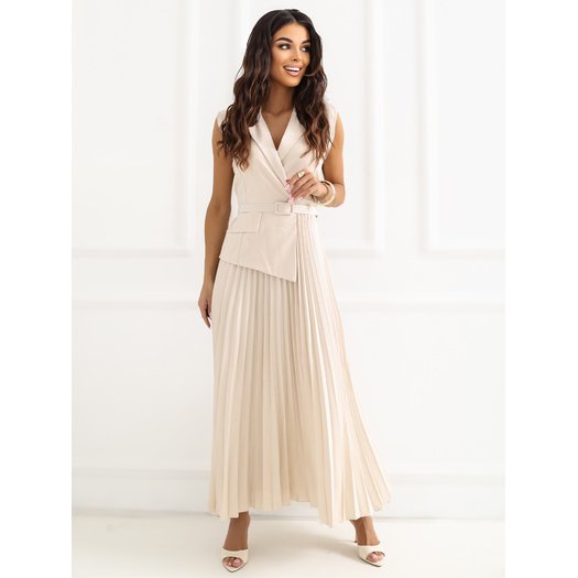 Sukienka-IT-SK-21558.03-jasny beżowy 2