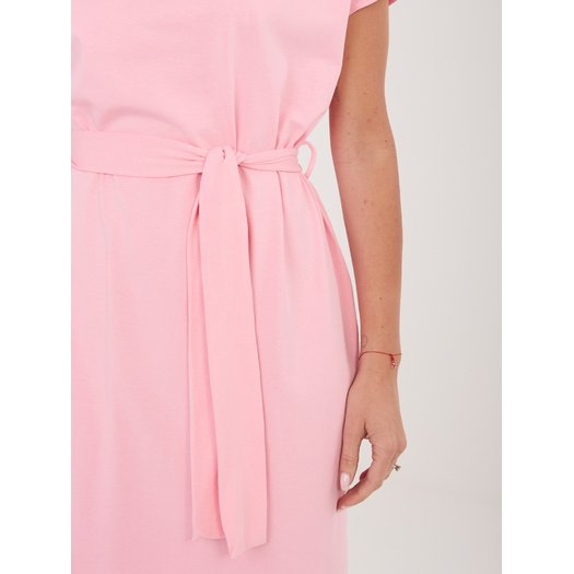 Sukienka-RV-SK-A1231.19-jasny r&oacute;żowy