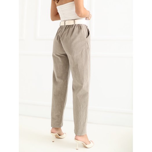 Spodnie-IT-SP-26016.85-ciemny bezowy 1