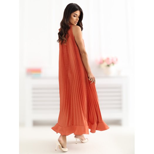 Sukienka-IT-SK-20990.94-ciemny pomarańczowy
