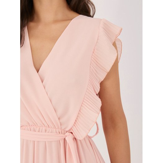 Sukienka-IT-SK-13166.85-brzoskwiniowy 3