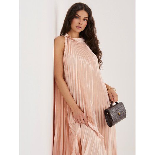 Sukienka-IT-SK-20990.94-brzoskwiniowy 3