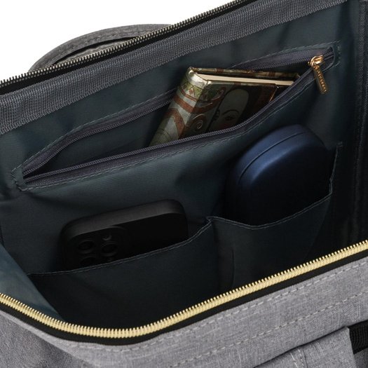 Women's backpack Peterson PTN ALFA GRAY
