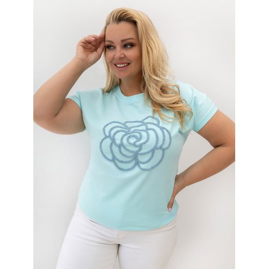 T-shirt-RV-TS-A1323.27P-mietowy