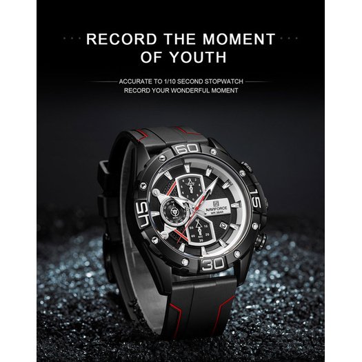 ZEGAREK MĘSKI NAVIFORCE NF8018T - CHRONOGRAF (zn123b) + BOX