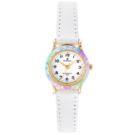 PERFECT CHILDREN S COMMUNION WATCH LP195-05 - white + BOX