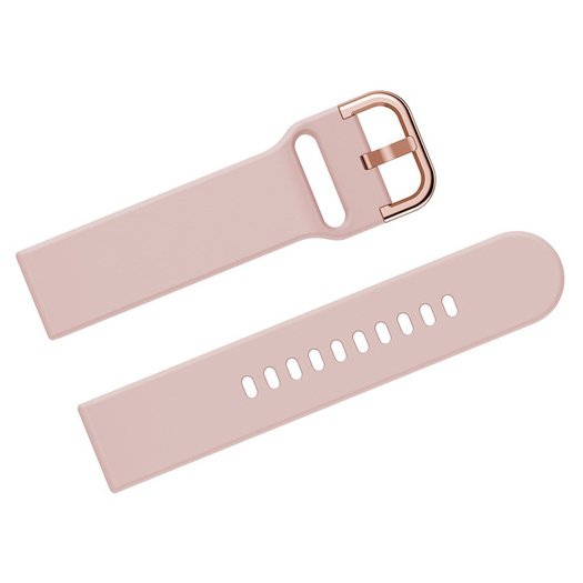 U01 smartwatch rubber strap - pink/rosegold - 18mm