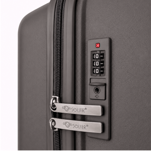 Large Solier XL TORIDE 27  Chocolate PP Suitcase
