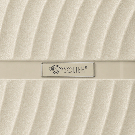 Solier S TORIDE 19  Beige PP Cabin Suitcase