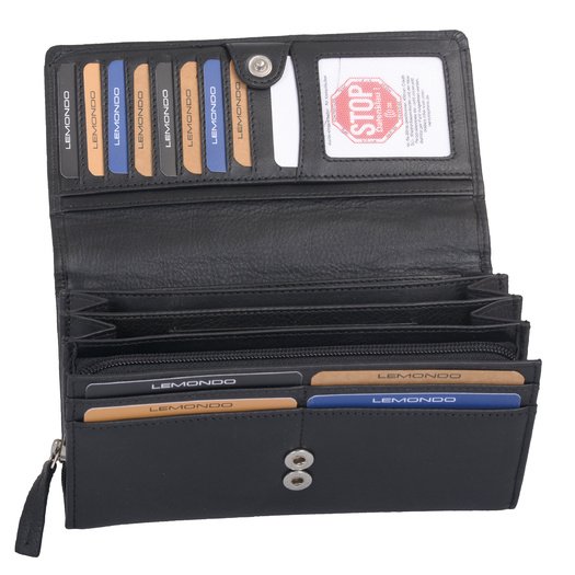 Piniginė moterims AVANCO 318-70-01 RFID - Juoda