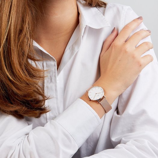 Laikrodis moterims Daniel Wellington - Petite Melrose DW00100163  -  (zx704b) 