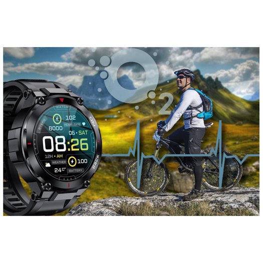 Išmanusis laikrodis vyrams GRAVITY GT8-1 - z GPS (sg017a)
