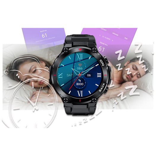 Išmanusis laikrodis vyrams GRAVITY GT8-1 - z GPS (sg017a)
