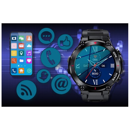 Išmanusis laikrodis vyrams GRAVITY GT8-1 - z GPS (sg017a)