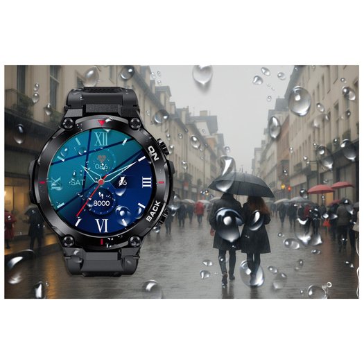 Išmanusis laikrodis vyrams GRAVITY GT8-1 - z GPS (sg017a)