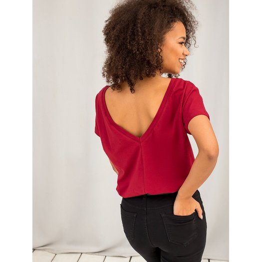 T-shirt-RV-TS-4662.86-bordowy