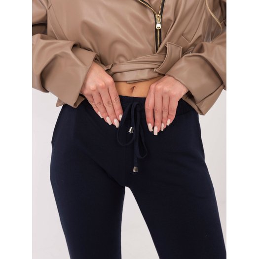 Sportinės kelnės-RV-DR-5040.00X - tamsiai mėlynos spalvos 32