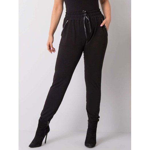 Spodnie dresowe-RV-DR-4765.52-czarny 3
