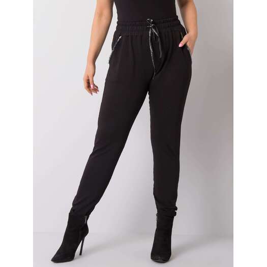 Spodnie dresowe-RV-DR-4765.52-czarny 1