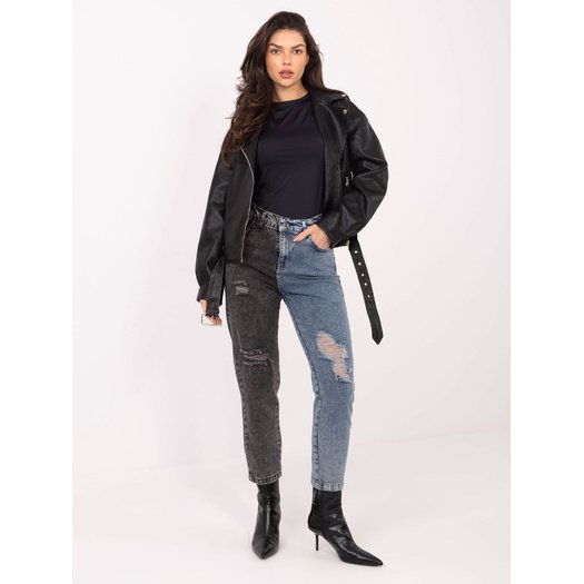 Džinsai-RO-SP-PNT-01-1,70-juodos-mėlynos kelnės 6