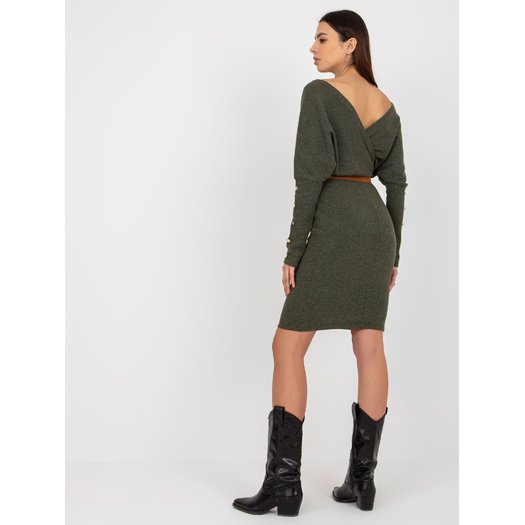 Suknelė-TW-SK-BE-BQ183.19-khaki