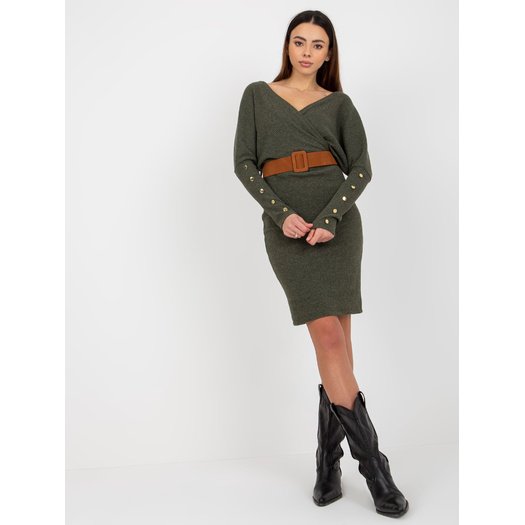 Suknelė-TW-SK-BE-BQ183.19-khaki