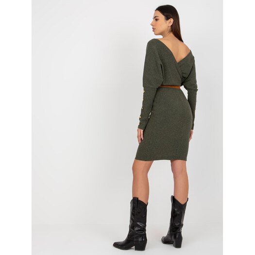 Suknelė-TW-SK-BE-BQ183.19-khaki