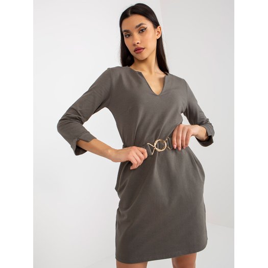 Suknelė-TW-SK-BL-1011.17-khaki
