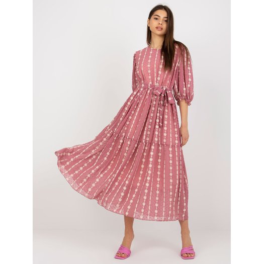 Sukienka-LK-SK-508963-1.38-ciemny r&oacute;żowy 5