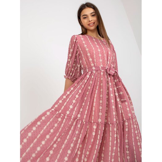 Sukienka-LK-SK-508963-1.38-ciemny r&oacute;żowy 3